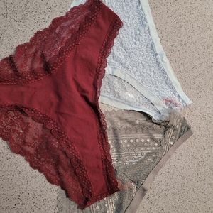 3 pair of super cute panties